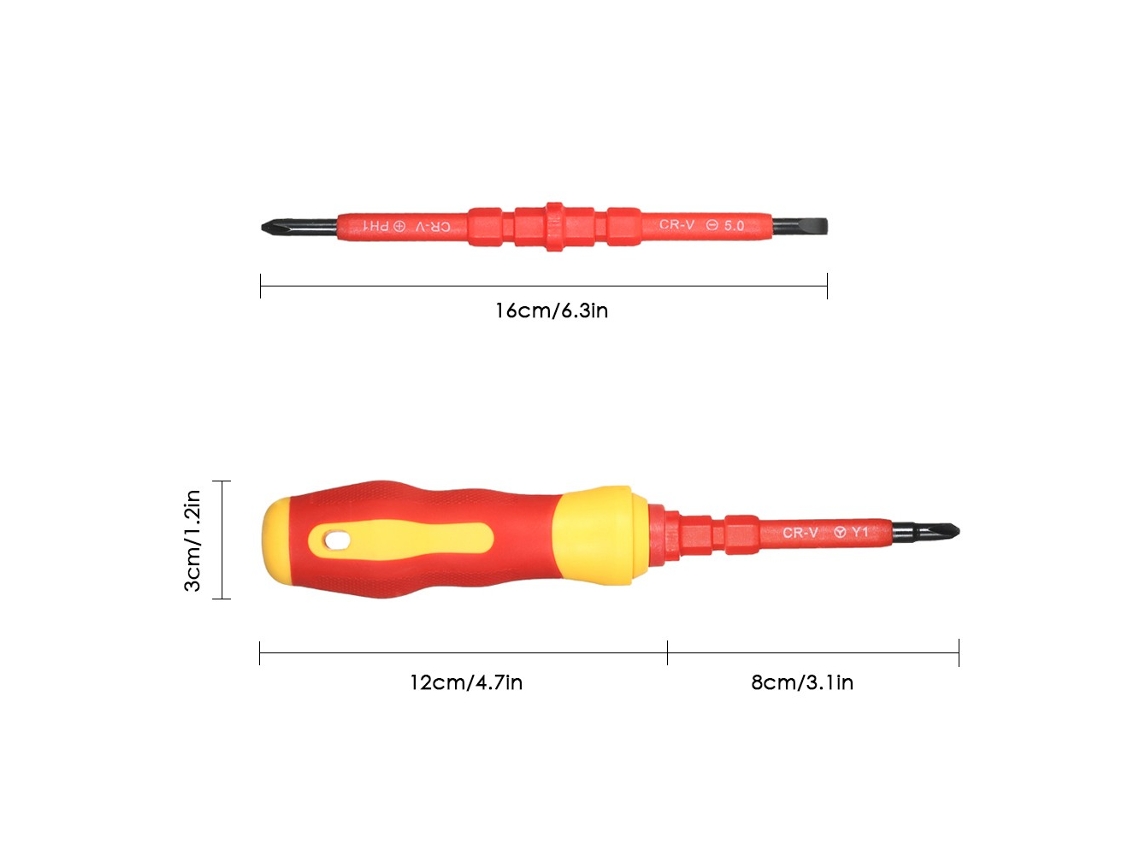 Destornillador Electricista Aislado 1000 V Phillips