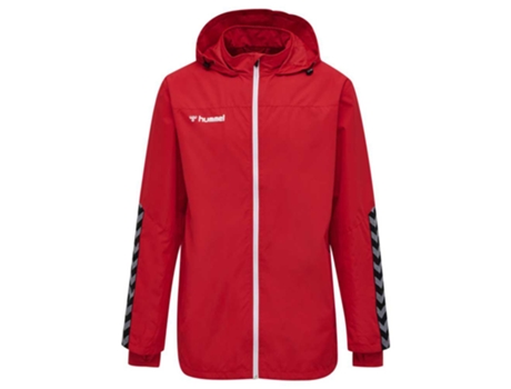 Abrigo para Hombre HUMMEL Authentic All Weather Rojo para Fútbol (M)