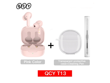 QCY T13 Inalámbrico Smart Headphone BT5.1 TWS Auriculares 4 Mic ENC HD Call Headset Touch Control Earbuds Long Standby 40H