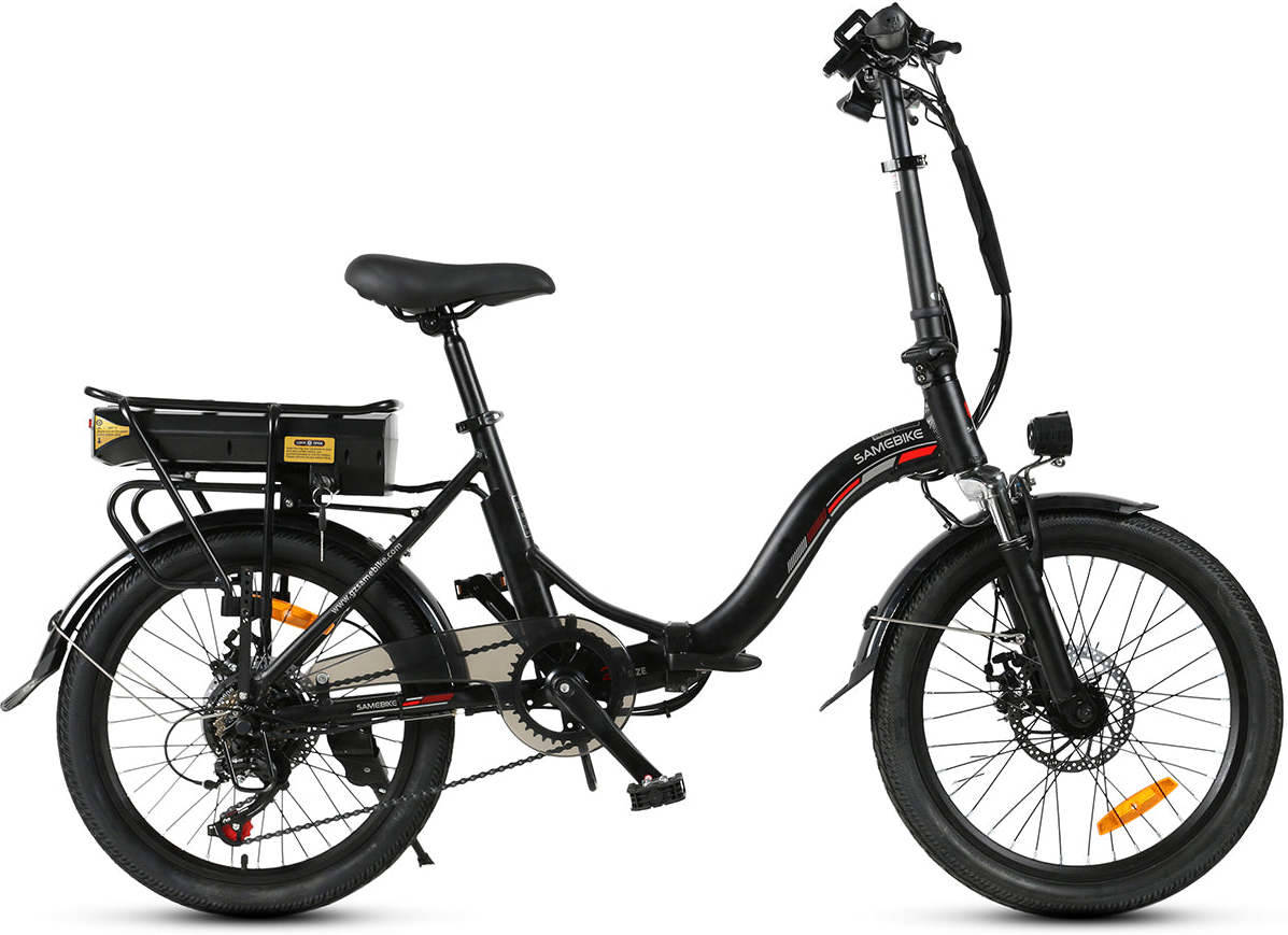 Bicicleta Samebike Jg20 negro velocidad 32kmh autonomia 75km