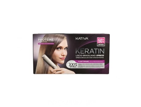 KATIVA Keratin Express Kit Plancha De Pelo 150 Ml