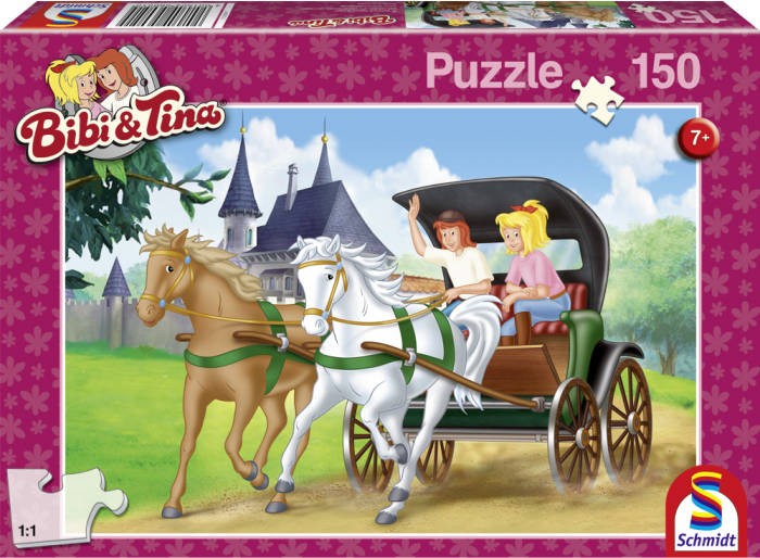 Schmidt Spiele Bibi tina puzzle rompecabezas dibujos niños 7 años and 150