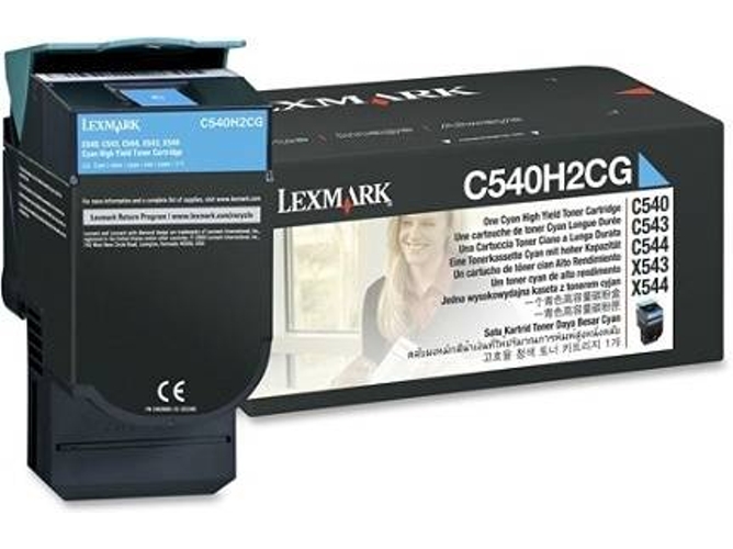 Cartucho de tóner LEXMARK C540H2CG