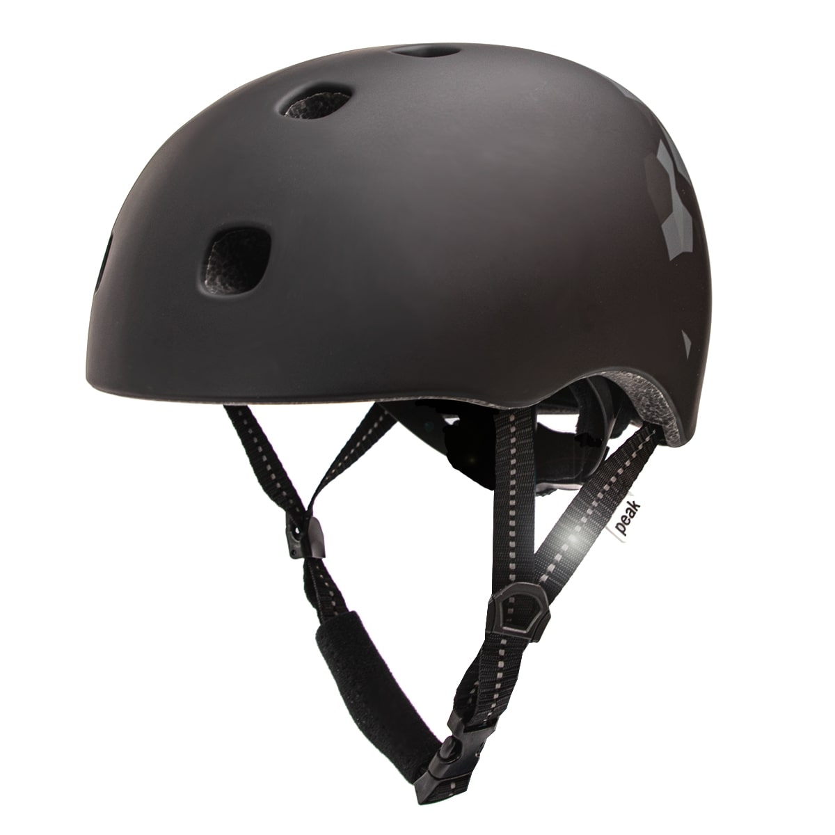 Casco de bici Skater para niños y adultos | Cuadrado Negro S/M| Certificado