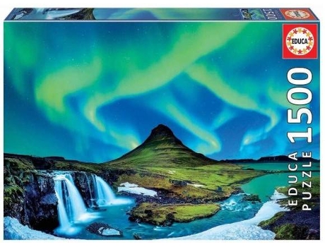 Puzzle Educa Borras aurora boreal en islandia edad 12 anos 1500