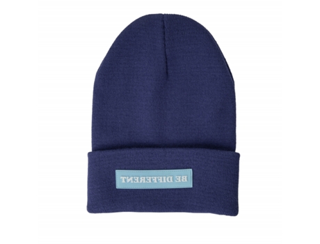 FISURA Gorro invierno unisex “Be different” Gorro invierno hombre azul Gorro de invierno mujer con mensaje Gorro de punto de acrílico y poliéster...