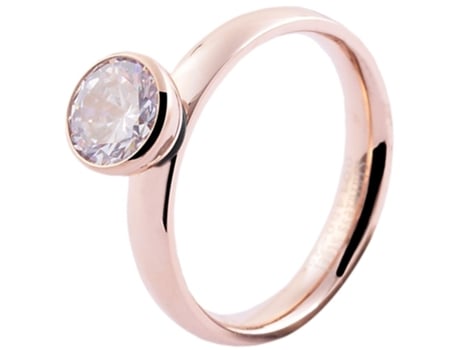 AKZENT Anillo Mujer Rose Gold em Acero Inoxidable Tam.48 0170