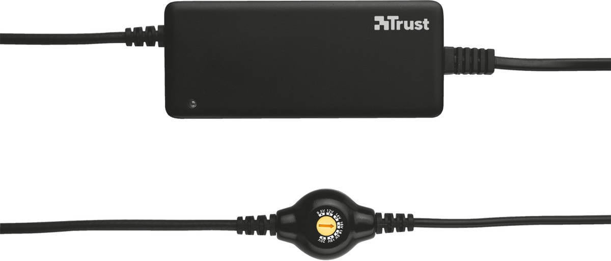 Adaptador Corriente Universal para netbook trust 65w cargador 16665 65 charger negro 380gr power