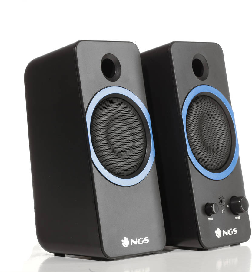 Altavoces 2.0 NGS GSX-200 (PC - 20 W - Control de volumen)