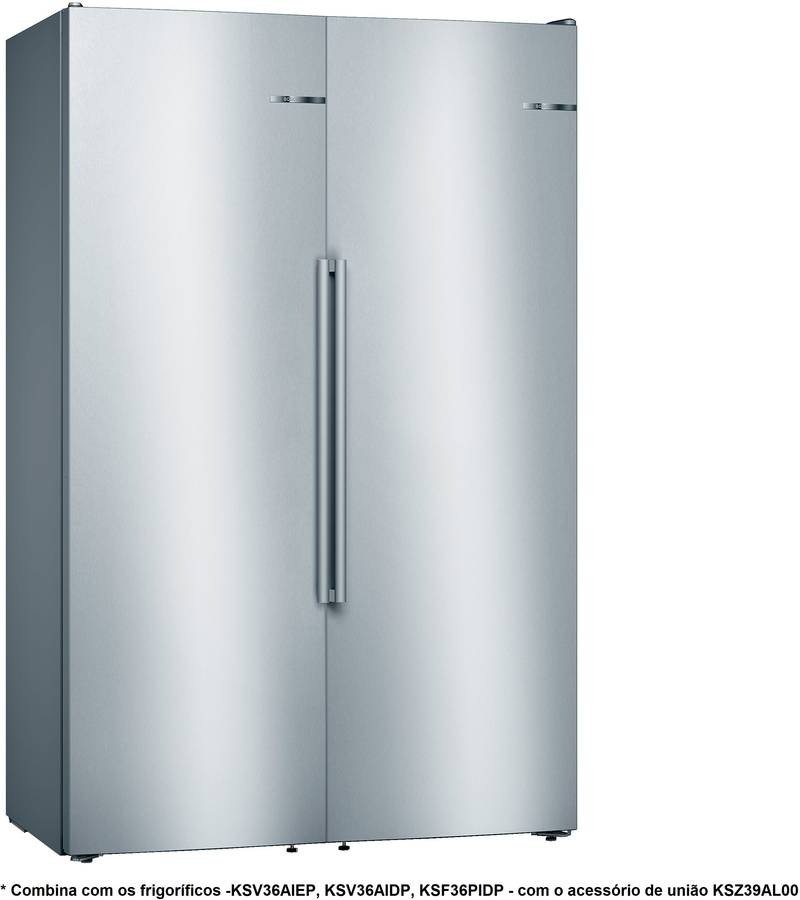 Congelador Vertical BOSCH GSN36AIEP (No Frost - 186 cm - 242 L - Inox)