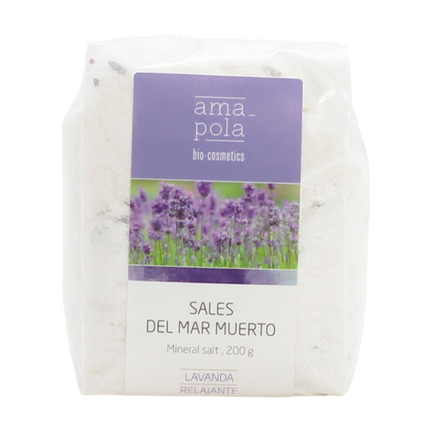 Sales de Baño AMAPOLA Sais Do Mar Morto De Lavanda (200 g)