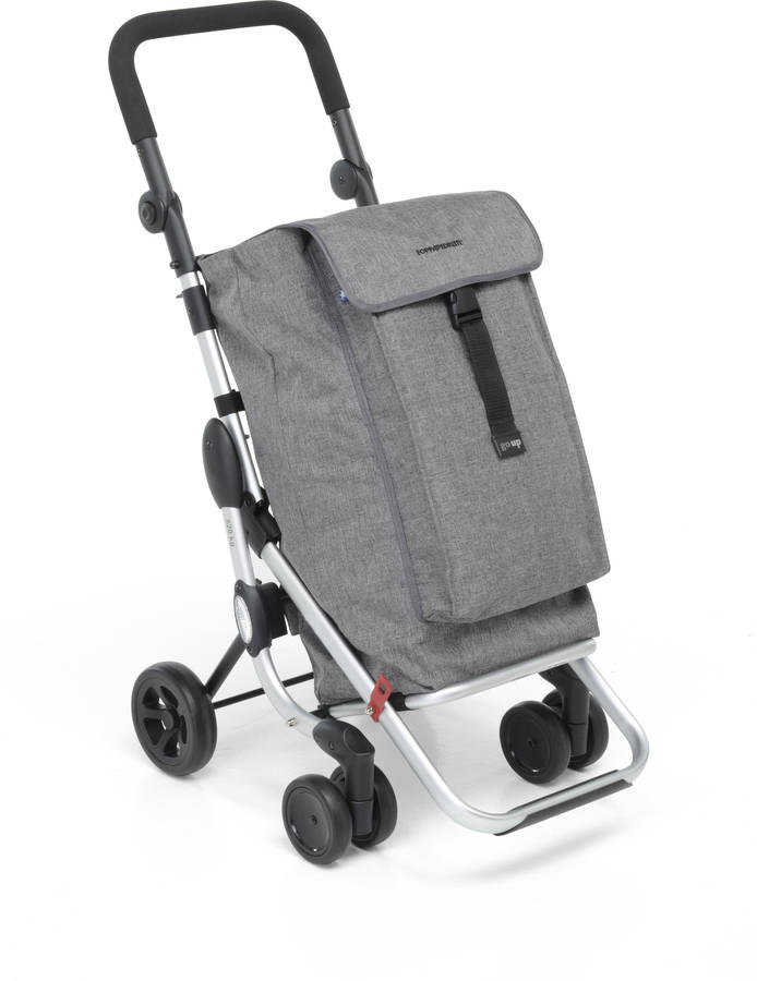 Foppapedretti Go Up carrito de la compra color grey bolsa