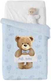 Manterol De Cuna azul 110x140 cm baby vip 531