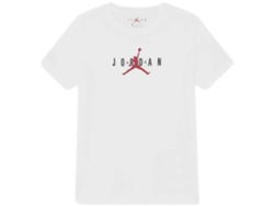 Camiseta de Niños JORDAN Corta Jumpman Sutainable Blanco (L)