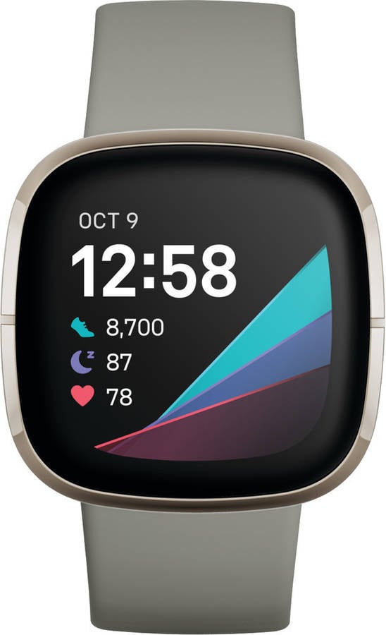 Reloj deportivo FITBIT Sense (Bluetooth - Hasta 6 días de autonomía - Gris)