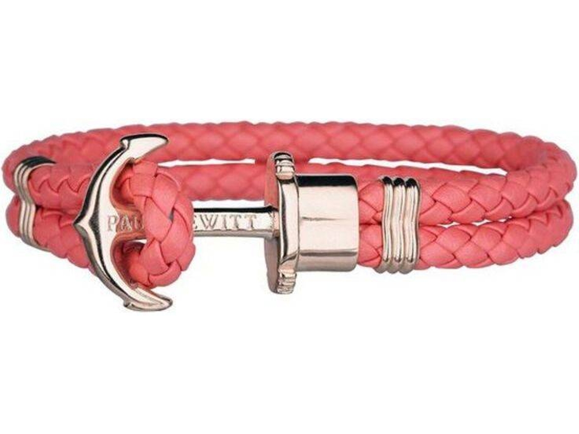 Pulsera PAUL HEWITT Ancla Cuero Rosa 14 15 cm Worten.es