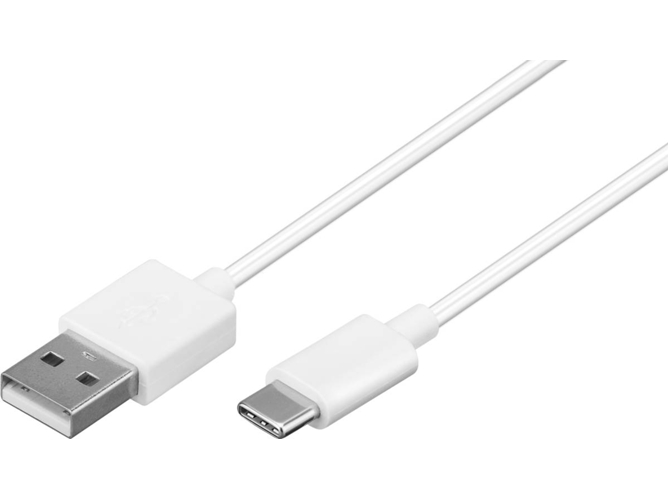 Cable USB GOOBAY USB C/Micro-USB A 1 m Macho/Macho Blanco