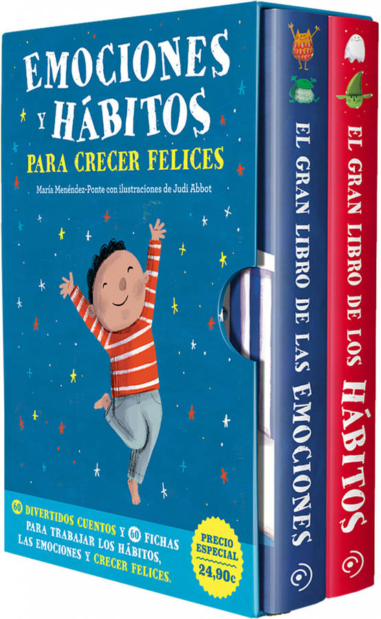 Libro Estuche Regalo Emociones Y Hábitos Para Crecer Felices de María Menéndez-Ponte (Español)