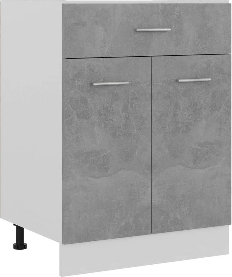 Armário Inferior VIDAXL Drawer Bottom Cabinet 60 cm 801232 (Madera - 60 x 46 x 81.5 cm)