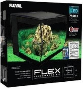 Acuario para Peces FLUVAL Flex (Negro - 57L)