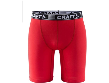 Ropa interior para Hombre CRAFT Pro Control 9´´ Rojo para Fútbol (XS)