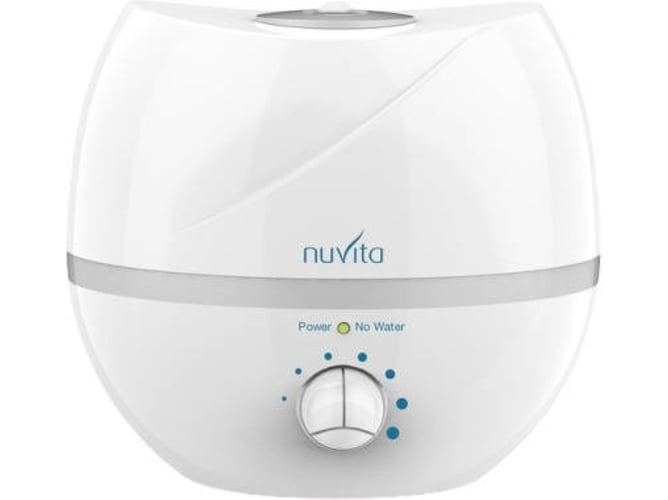 Humidificador Nuvita Vapor frio 1823 ariasana 2 de tecnología iones plata accesorio seguro y silencioso para apagado marca europea 14760