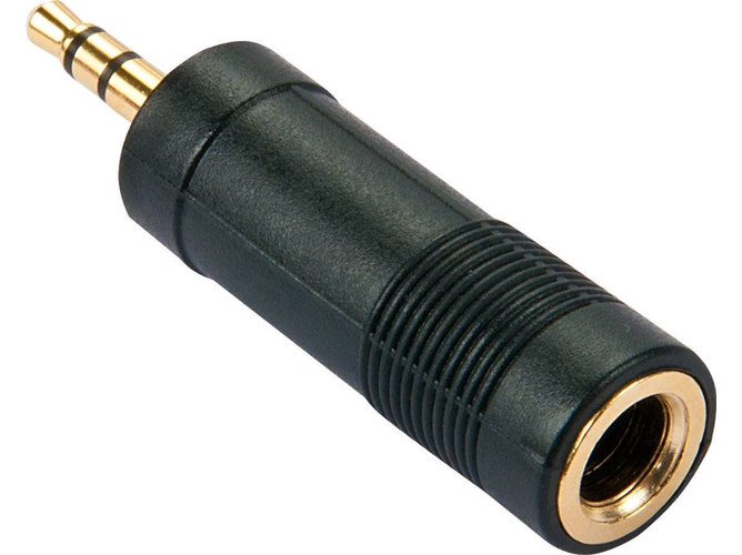 Adaptador LINDY 35621 (Jack 3.5mm - 3m - Negro)