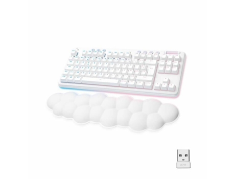 Teclado Gaming LOGITECH G715 (Membrana - Francés - Blanco)