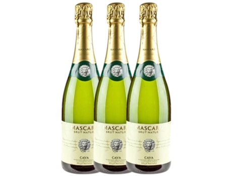 Espumante MASCARÓ Mascaró Brut Nature Cava Reserva (0.75 L - 3 unidades)