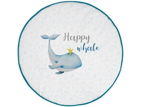 Alfombra NAF NAF Redondo Happy Whale (90 x 90 x 2 cm)