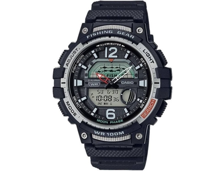 Reloj CASIO Hombre (Acero y Resina - Negro)