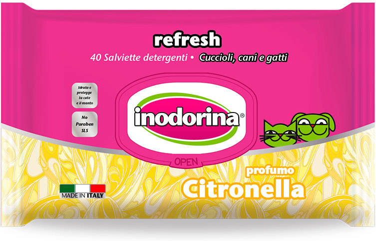 Toallitas INODORINA Citronella (40 unidades)