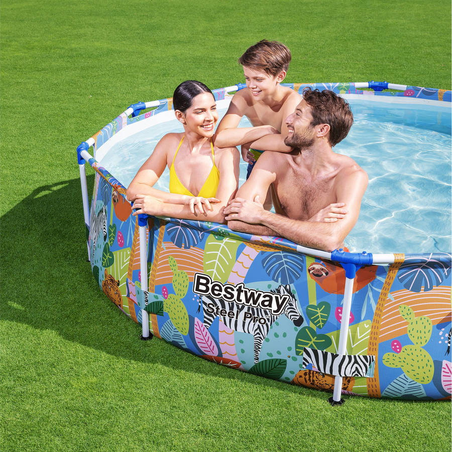 Piscina Tubular BESTWAY Azul (305x66cm)