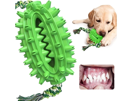 Sunshine smile Juguete para perros con ventosa - Juguete interactivo para masticar molares