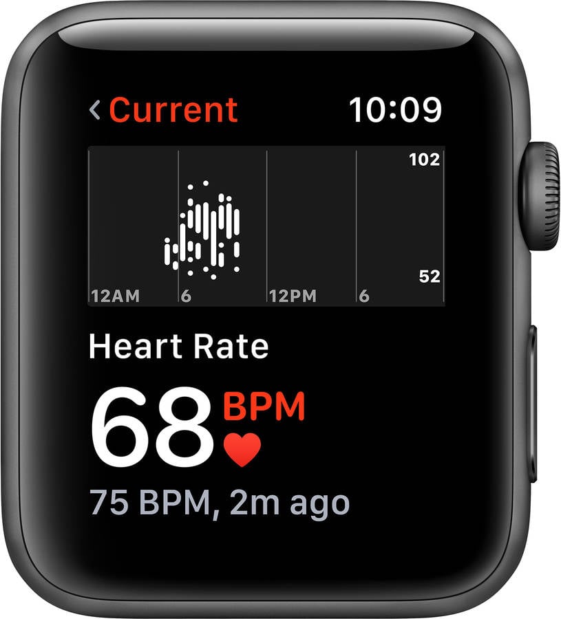 APPLE Watch Series 3 GPS 2018 42 mm Gris, Negro