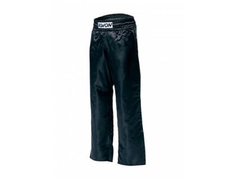 Pantalones para Kick-Boxing KWON (Niño Unisex - Negro - 150 cm)