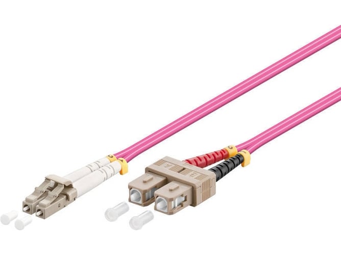 Cable de Fibra Óptica GOOBAY (10 m - Rosa)