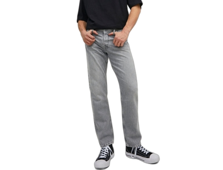 Pantalones Vaqueros para Hombre JACK & JONES (33x30 - Gris)