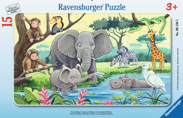 Puzzle Ravensburguer 00.006.136 15 piezas puzle animales del bosque 06376