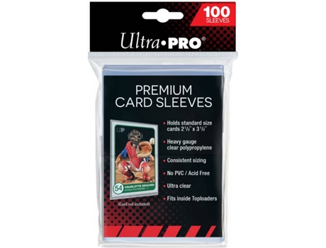 Conjunto de 100 fundas para cartas ULTRA PRO UP Standard Premium Card (12 años)