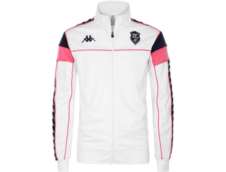 Chaqueta Niños Stade Française 2021/22 222 Banda Merez Slim KAPPA (Blanco, Azul Mariño y Rosa - 8 ans)