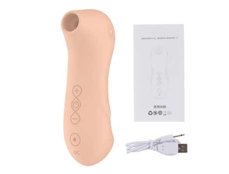 Vibrador de masaje de succión de 10 frecuencias para mujeres (rosa) VEANXIN