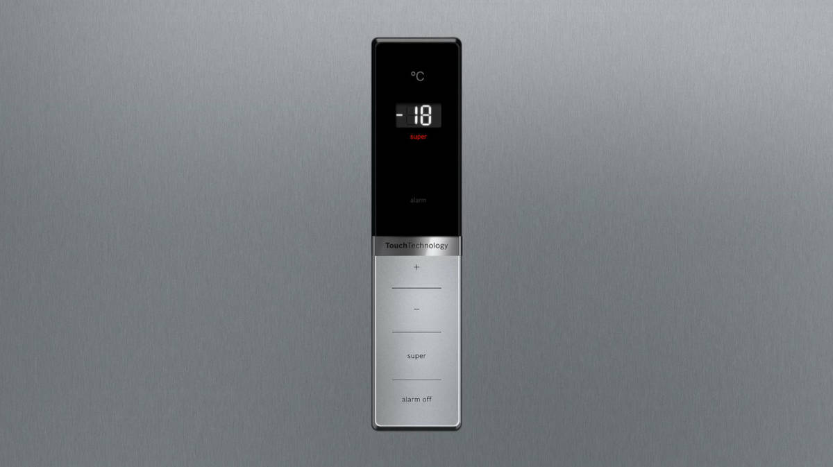 Congelador Vertical BOSCH GSN36BIFP (No Frost - 186 cm - 242 L - Inox)