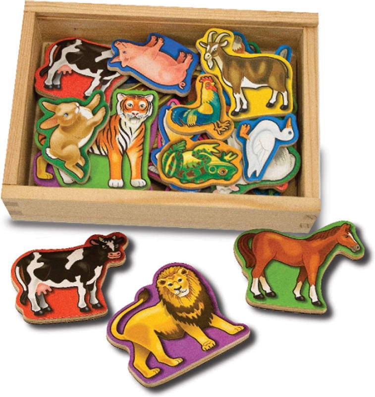 Juguete Educativo MELISSA & DOUG Wooden Animal Magnets