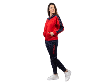 Chándal para Mujer GIVOVA (XL - Rojo)