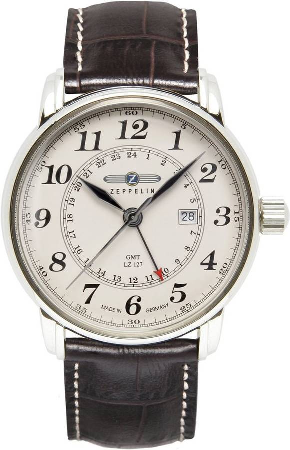 Reloj ZEPPELIN Hombre (Piel - Negro)