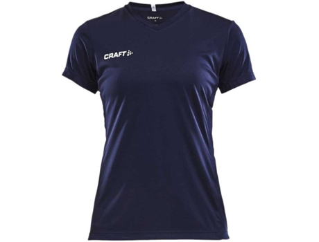 Camiseta de Mujer para Fitness CRAFT Squad Solid Azul (XS)