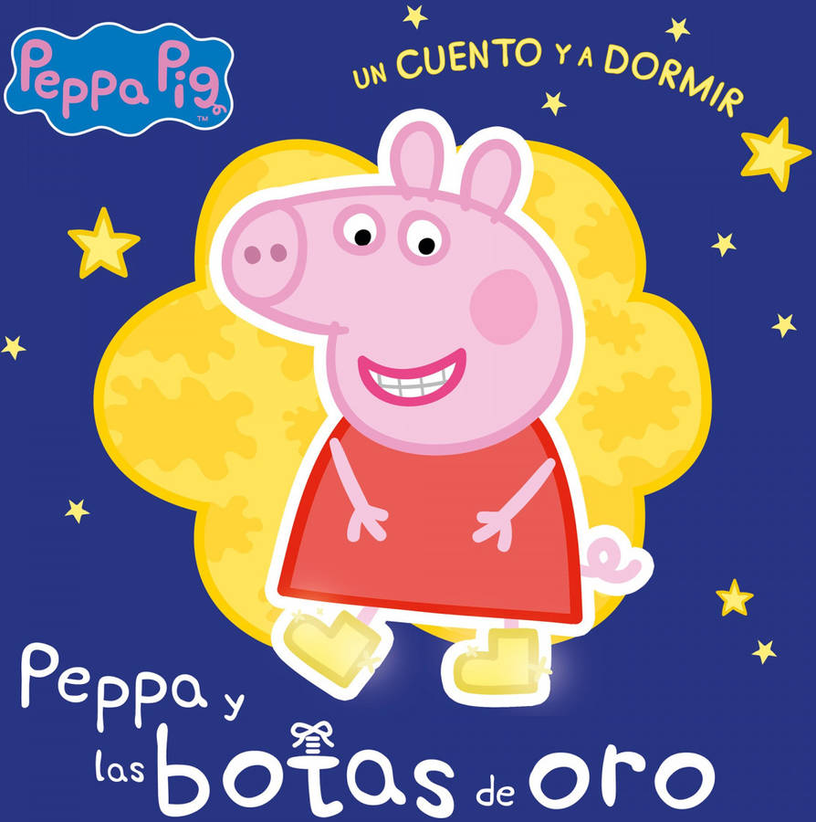 Libro Las Botas De Oro (Peppa Pig. Un Cuento Y A Dormir) de Hasbro (Español)