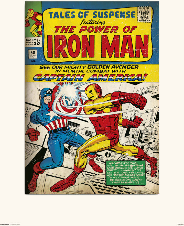 Print MARVEL 30X40 Cm Tales Of Suspense 58