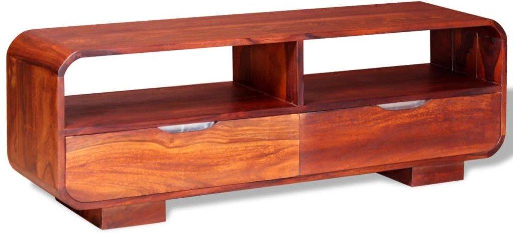 Mueble de TV ART PLANET (116x30x40cm - Madera Maciza - Marrón)